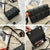 Liten crossbody-veske i skinn for kvinner