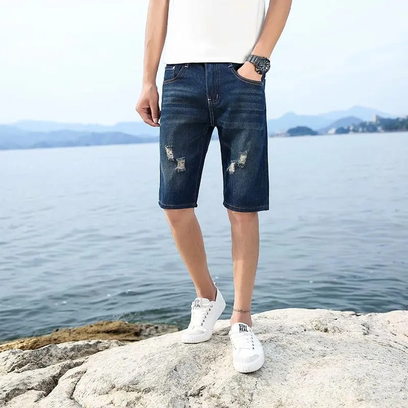 Denimshorts for menn