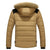 Fleece pelsdun bomullsparka for menn