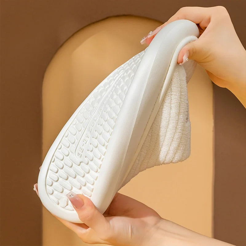 Memory Foam Fluffy Plysj tøfler