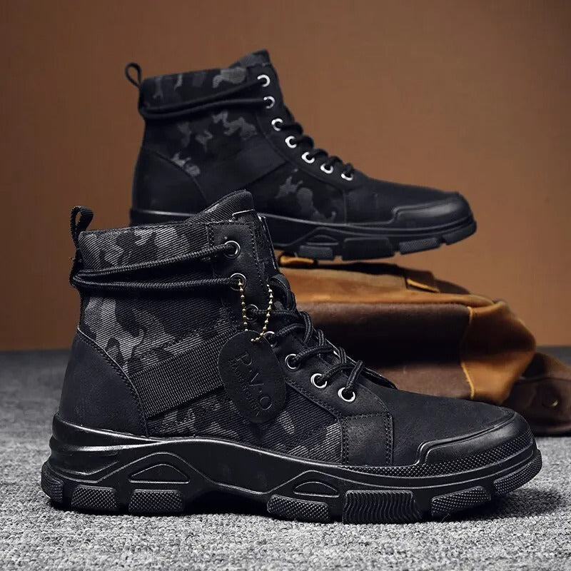 Camo-støvler for menn