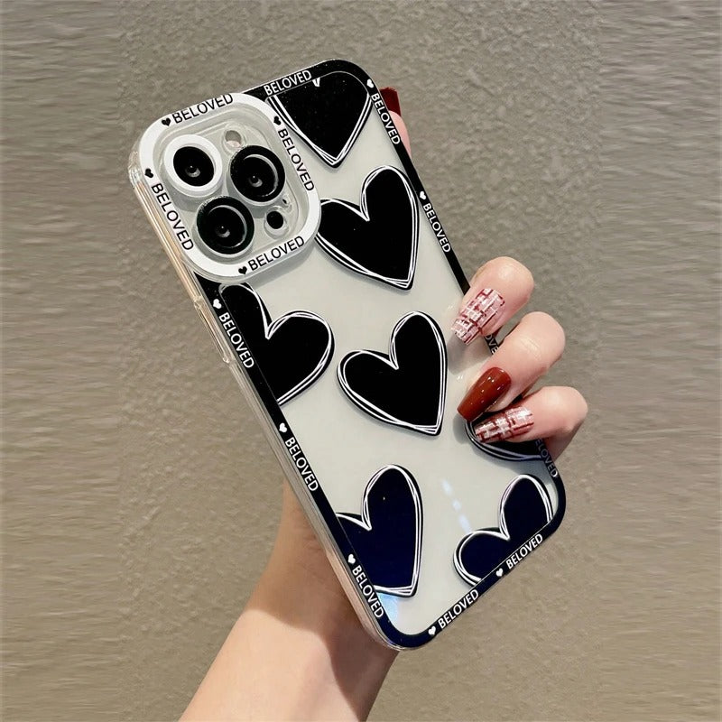 Love Heart-teletui til iPhone