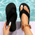 Flate flipflops for kvinner