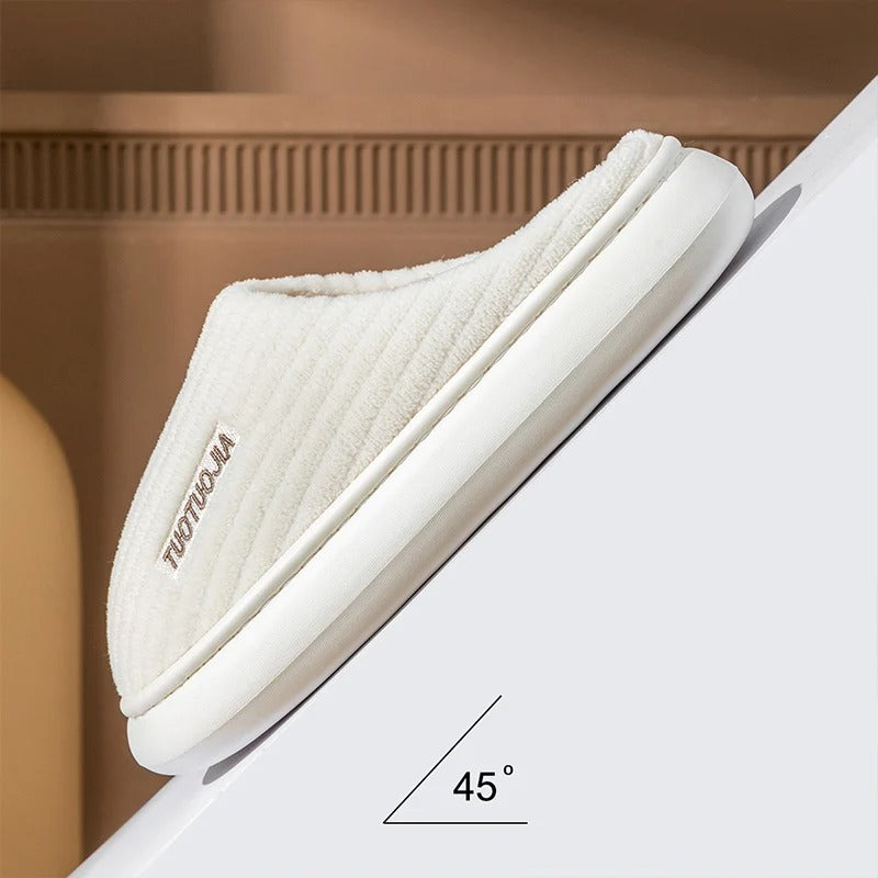 Memory Foam Fluffy Plysj tøfler