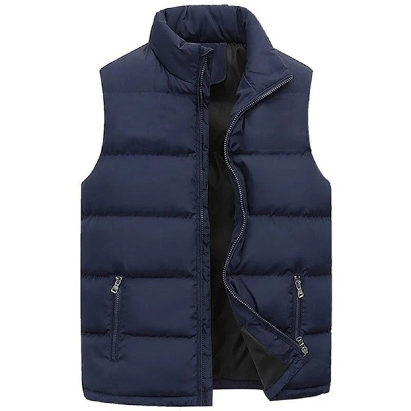 Ermeløs bodywarmervest for menn