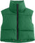 Cropped Puffer Vest til dame