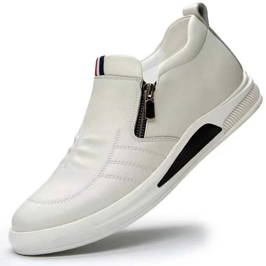 Pustende slip-on-loafers for menn