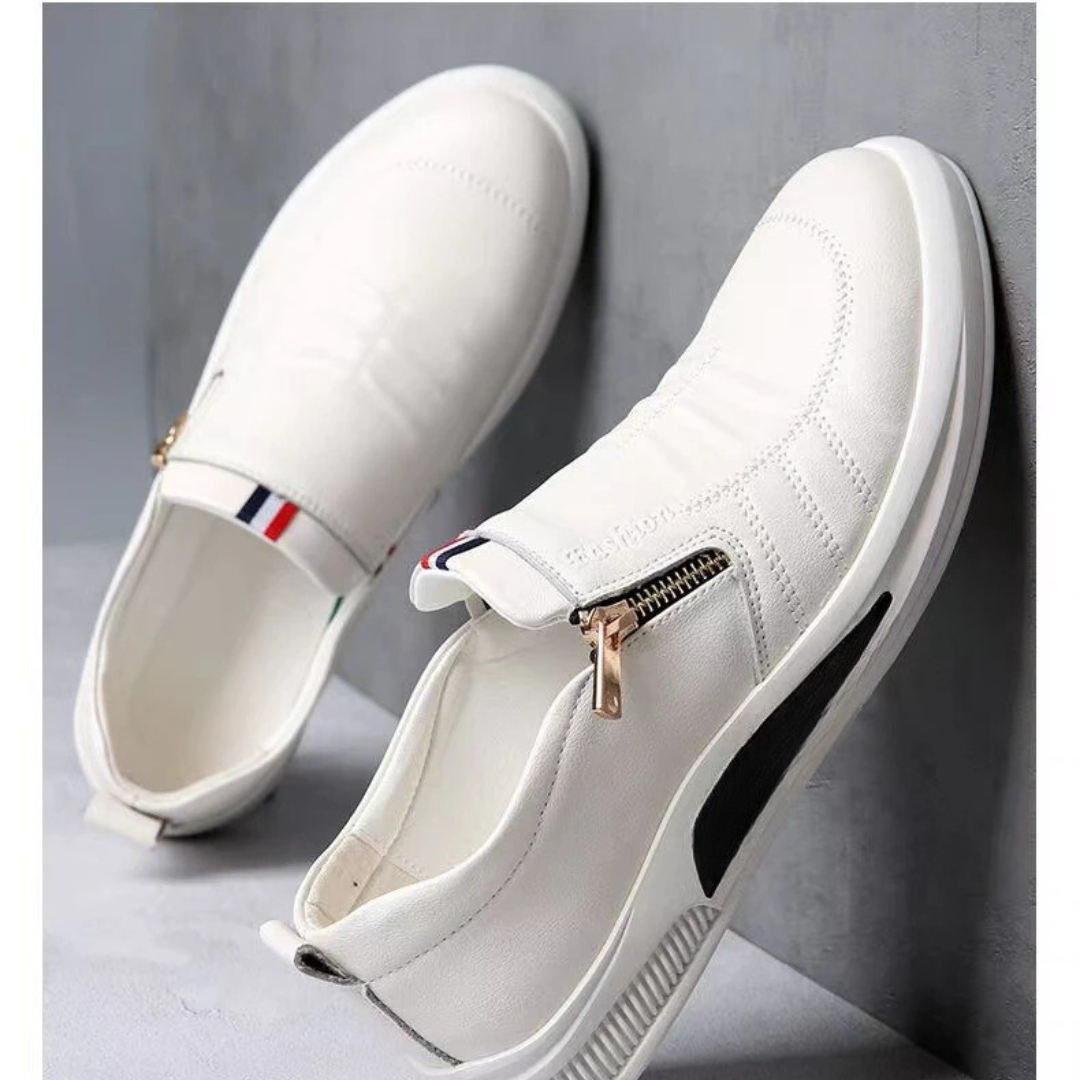 Pustende slip-on-loafers for menn