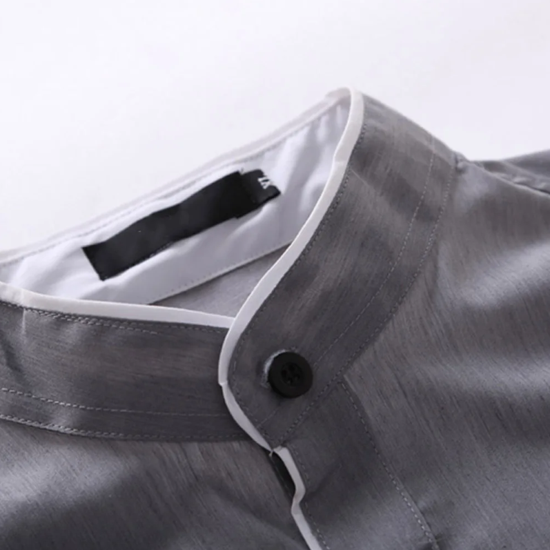 Slim Fit langermet bluse for menn