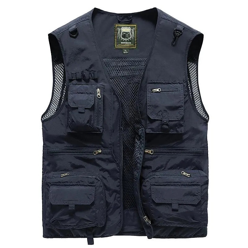 Variant image for Herre Vest Ermeløs Moderne Polyester Utendørs-33