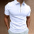 Herre Poloshirt Korte Ermer Komfortabel 100% Bomull-5