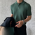 Retro stripete poloskjorte for menn