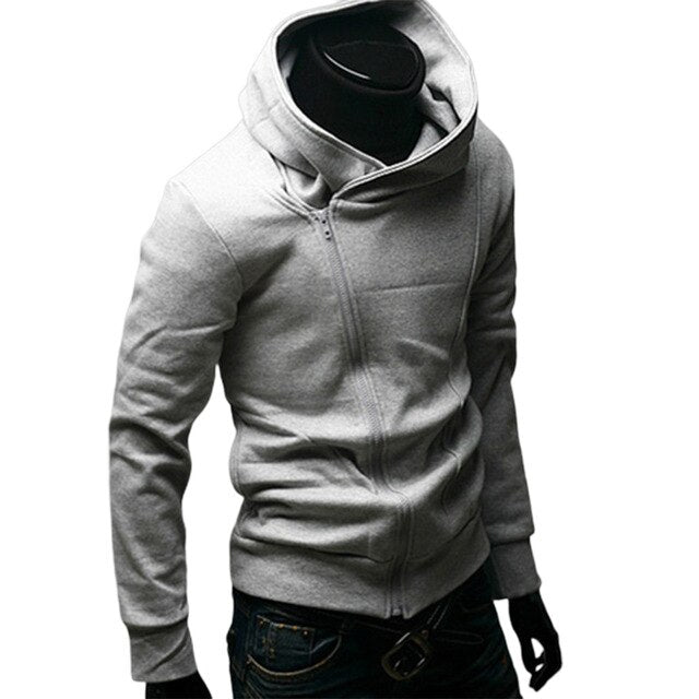 Variant image for Herre Sweatshirt Glidelås Moderne Design 100% Bomull-2