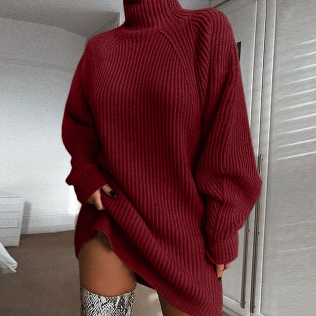 Variant image for Dame Strikkegenser Varm og Koselig - Populær Strikket Genser i Mykt Materiale-16