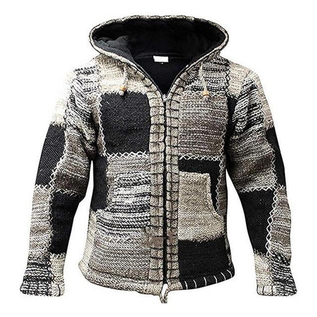 Cardigan Dame Varm Strikket Akryl Elegant Design-1