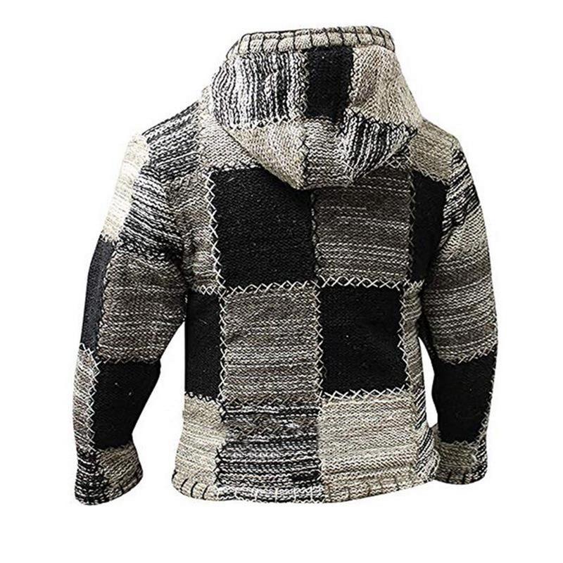 Cardigan Dame Varm Strikket Akryl Elegant Design-2