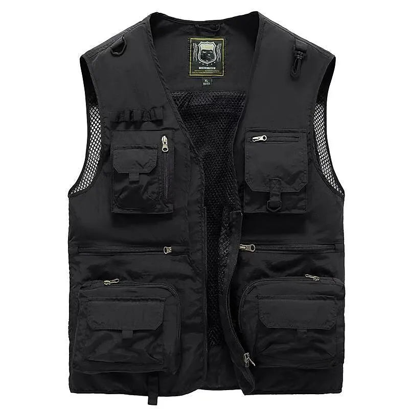 Variant image for Herre Vest Ermeløs Moderne Polyester Utendørs-9