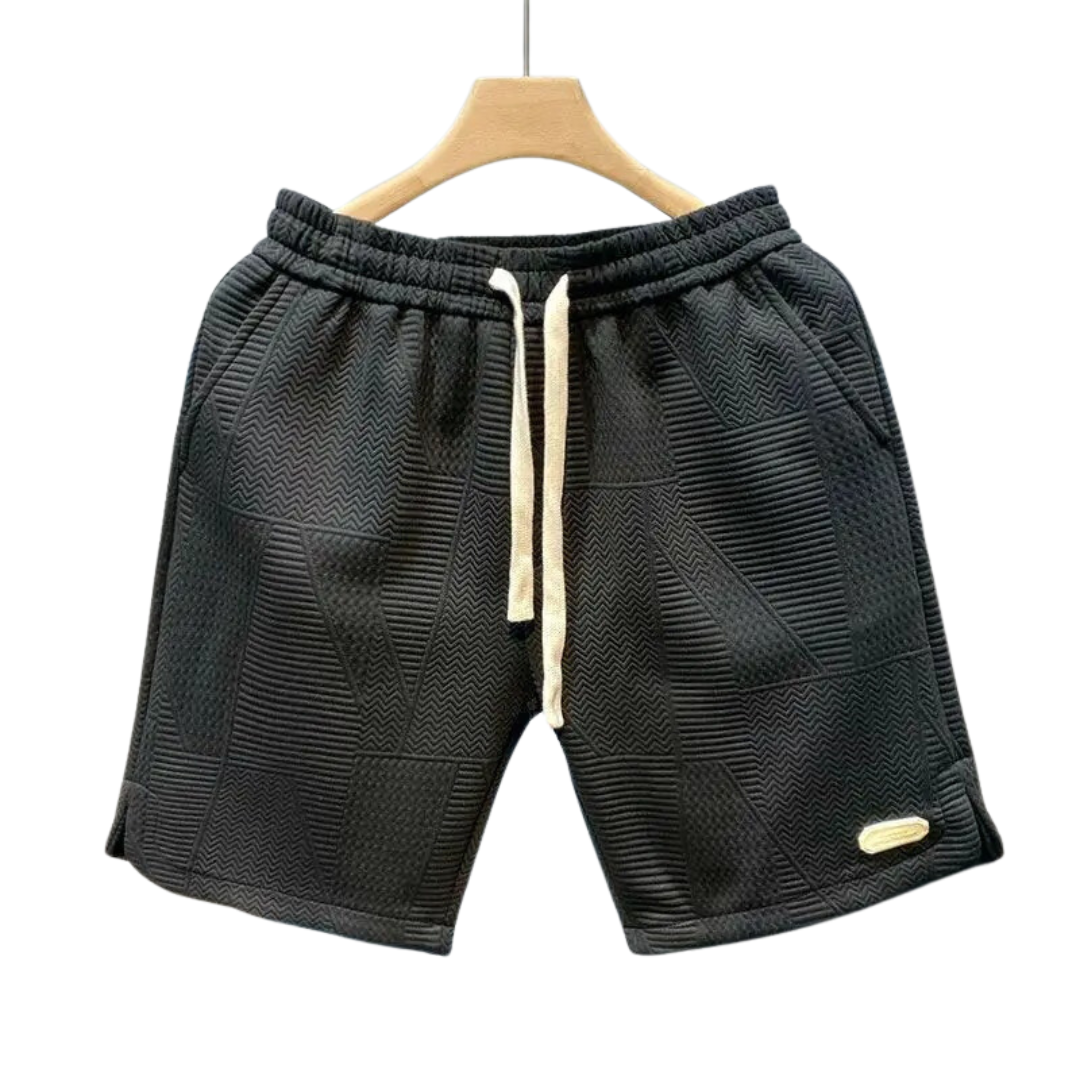 Shorts med bølgemønster for menn