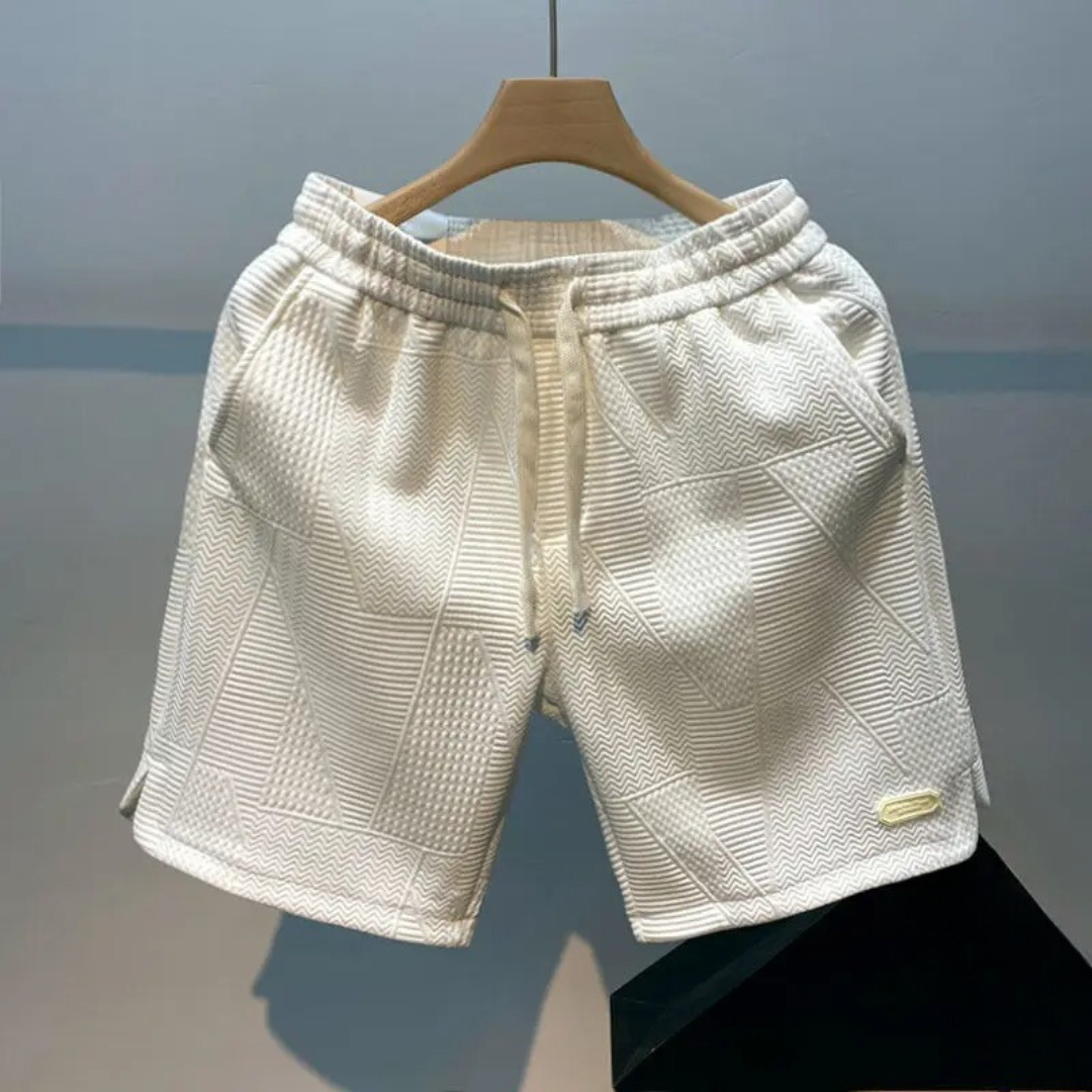 Shorts med bølgemønster for menn