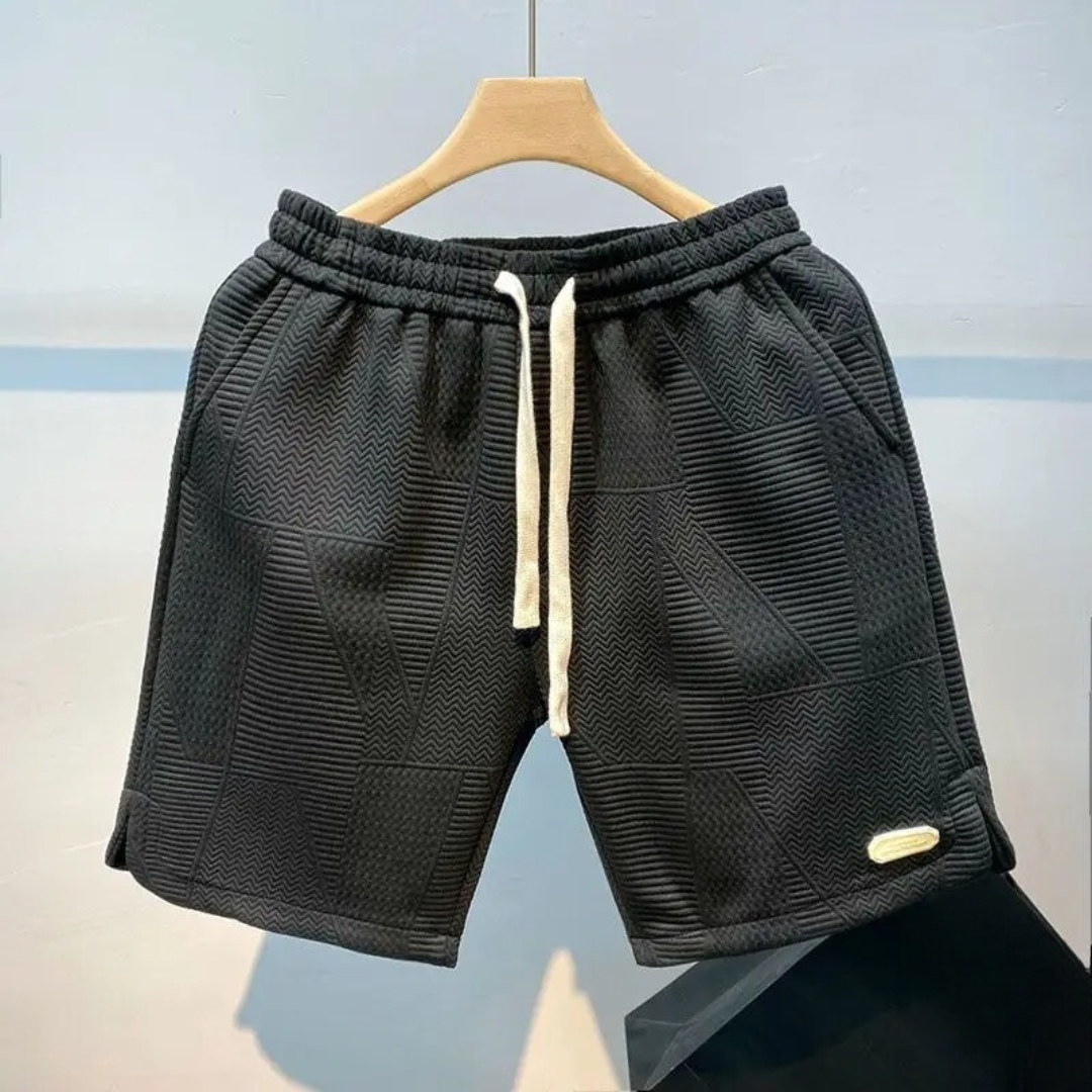 Shorts med bølgemønster for menn