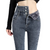 Termisk skinny jeans med høy midje