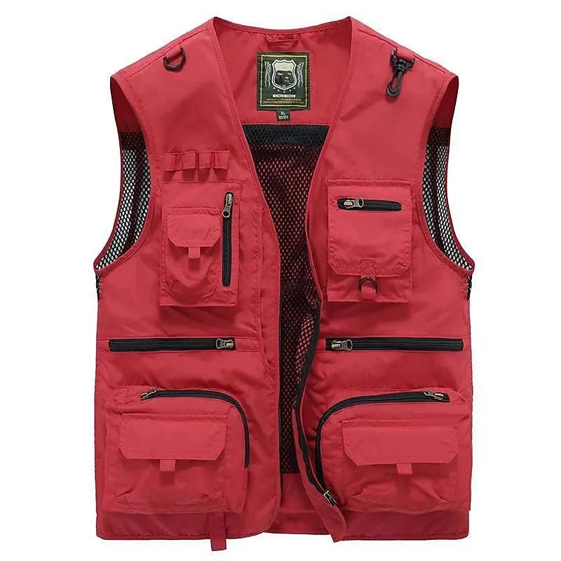 Variant image for Herre Vest Ermeløs Moderne Polyester Utendørs-17