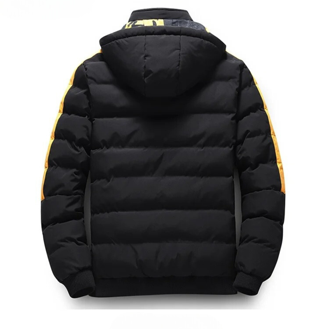 Vendbar vinterjakke for menn