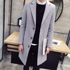 Slim Fit Windbreaker Trench Coat for menn