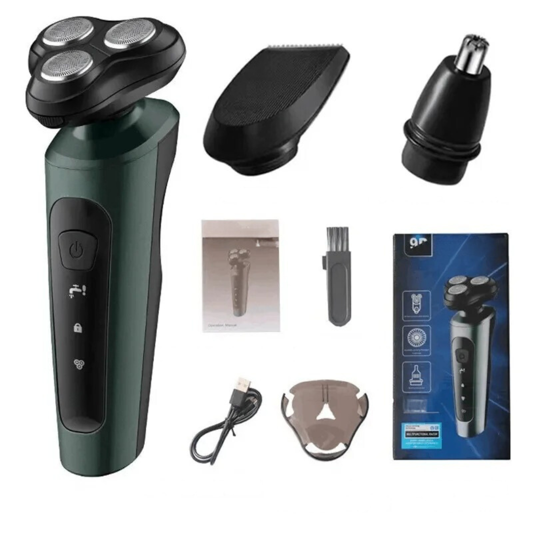 Wet & Dry Elektrisk Trimmer Barberhøvelsett