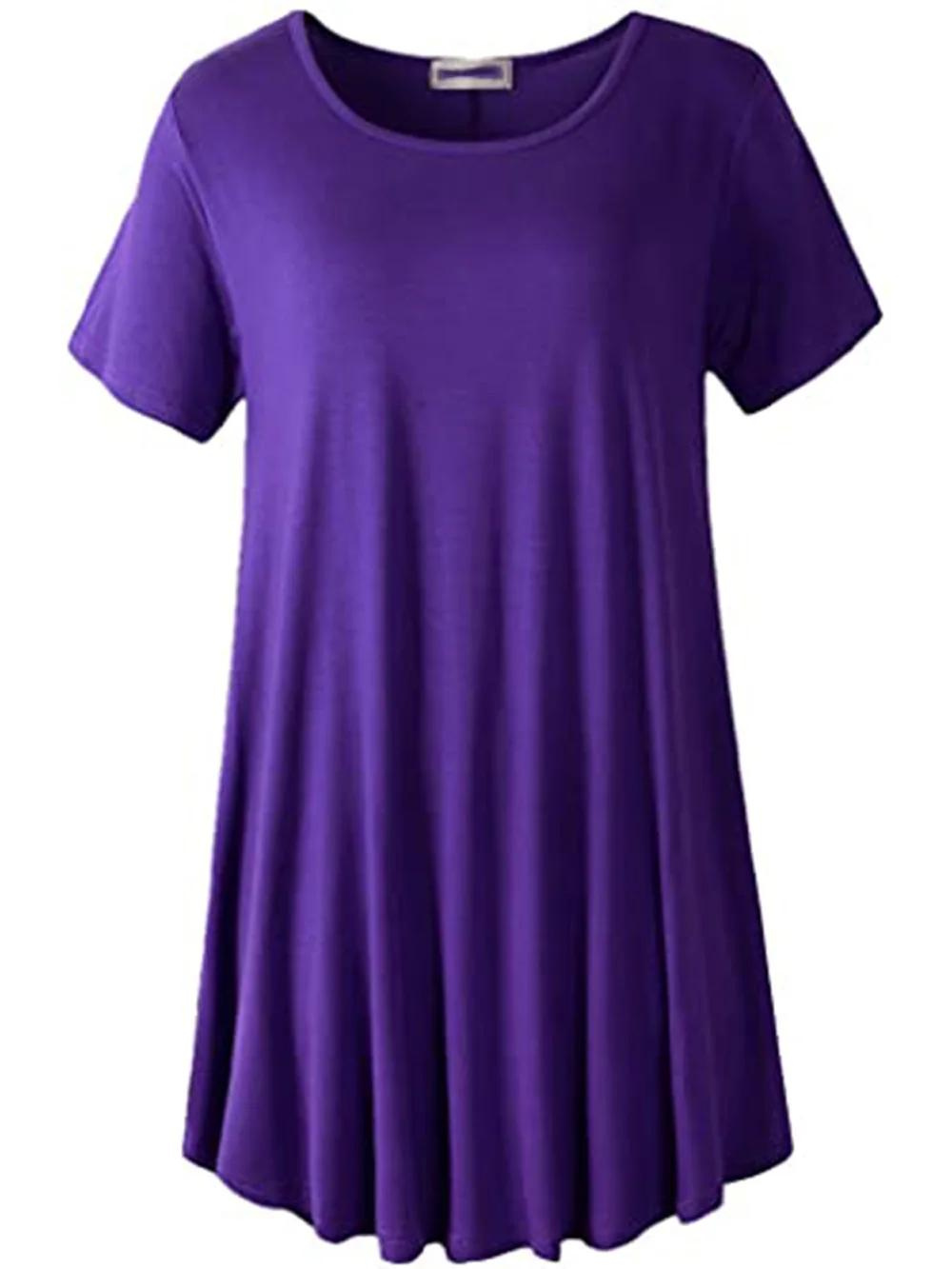 Plus Size Flowy Swing Tunika Topper