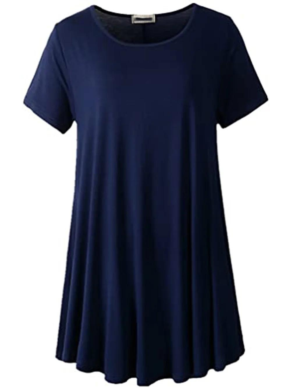 Plus Size Flowy Swing Tunika Topper