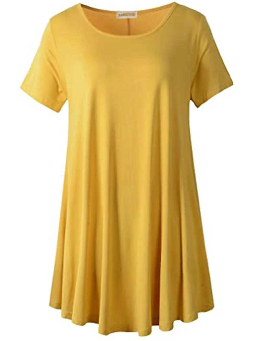 Plus Size Flowy Swing Tunika Topper
