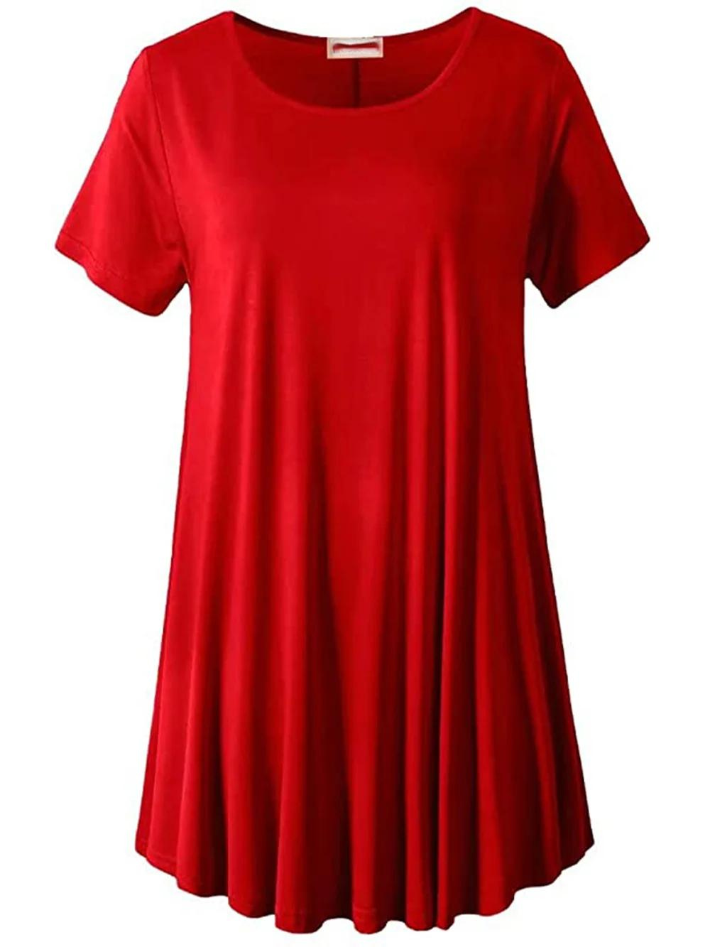 Plus Size Flowy Swing Tunika Topper