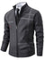 Herre Half Zip Genser Strikket Elegant Akryl-1