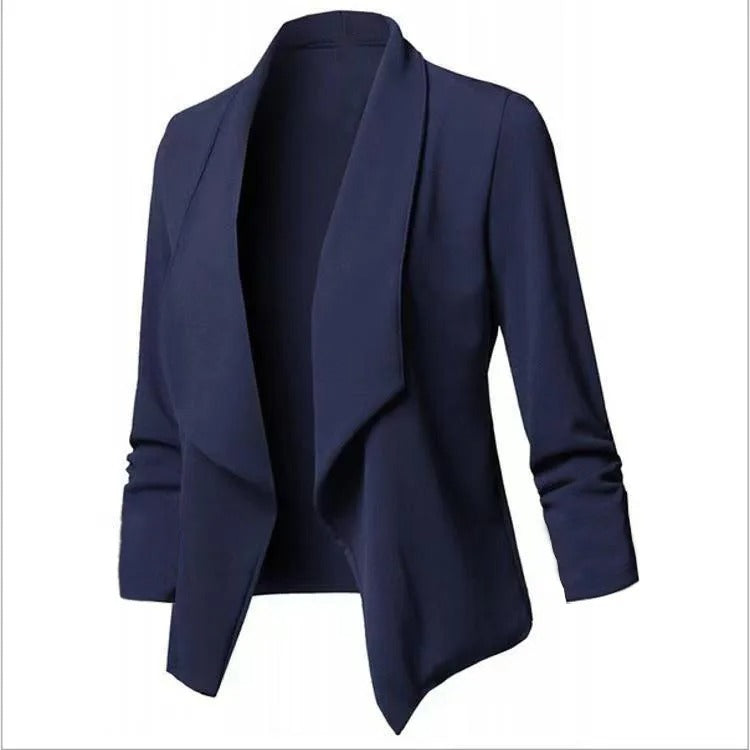 Overdimensjonert, åpen blazer for kvinner