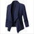 Overdimensjonert, åpen blazer for kvinner