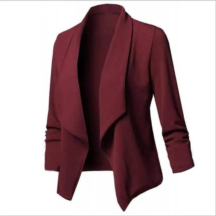 Overdimensjonert, åpen blazer for kvinner