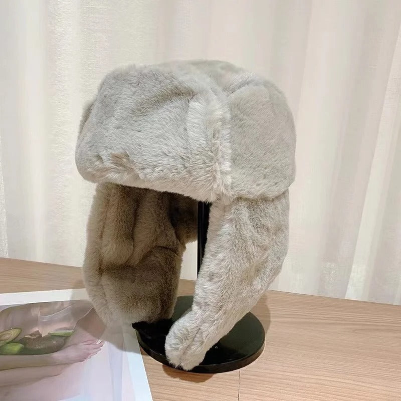 Fortykket varm luehette for kvinner