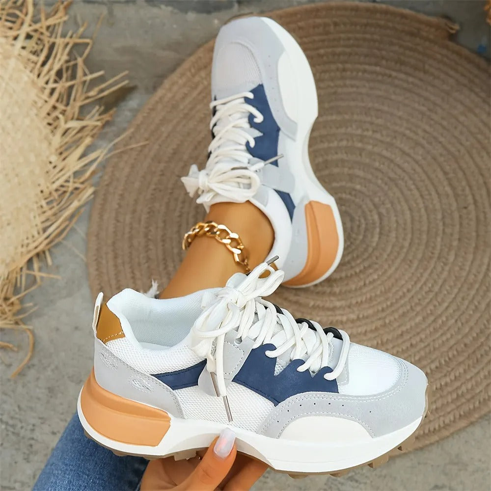 Colorblock motesko for kvinner