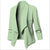 Overdimensjonert, åpen blazer for kvinner