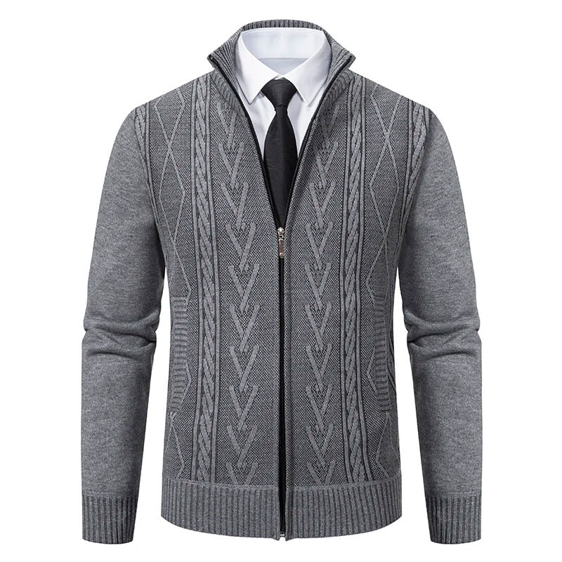 Cashmere strikket genser for menn