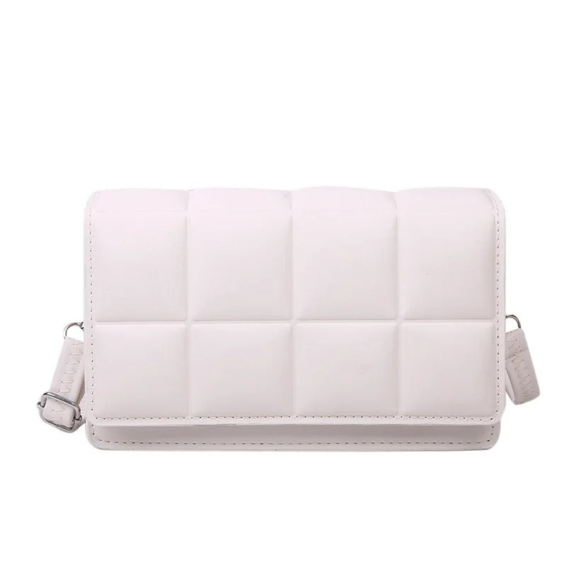 Liten crossbody-veske i skinn for kvinner