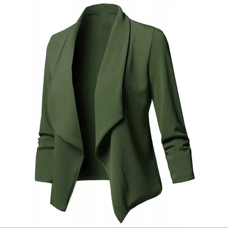 Overdimensjonert, åpen blazer for kvinner