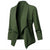 Overdimensjonert, åpen blazer for kvinner