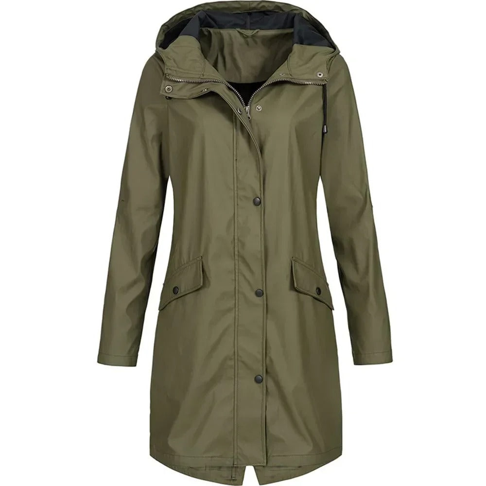 Windbreaker Trench Coat for kvinner