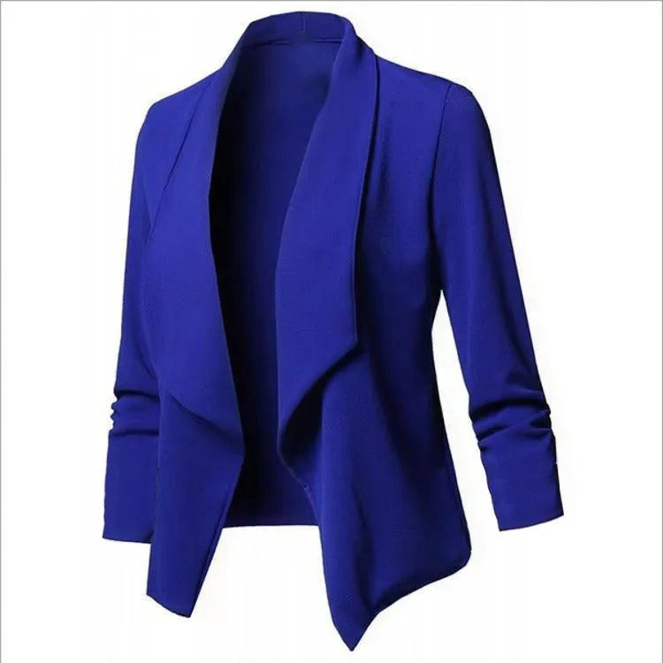 Overdimensjonert, åpen blazer for kvinner