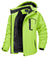 Fleece-skijakke med hette for menn