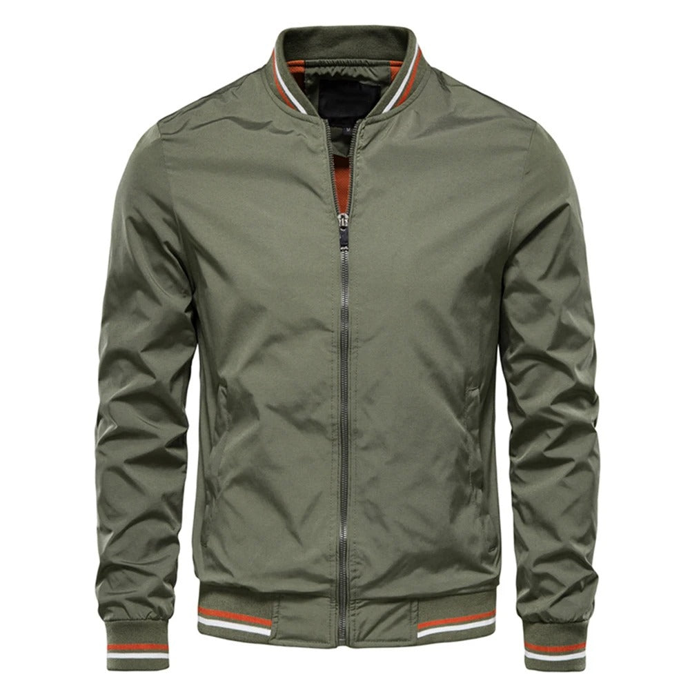 Slim Fit bomberjakke for menn
