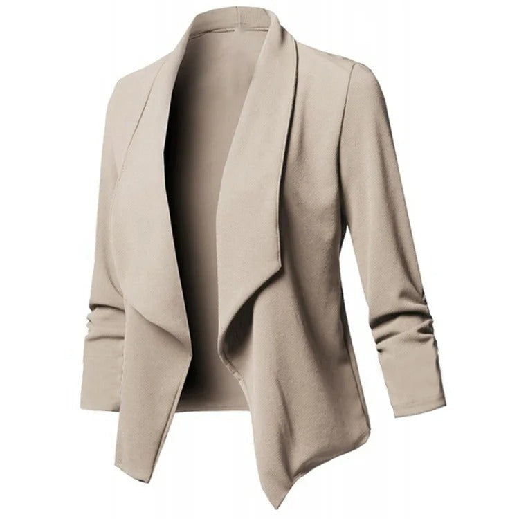 Overdimensjonert, åpen blazer for kvinner