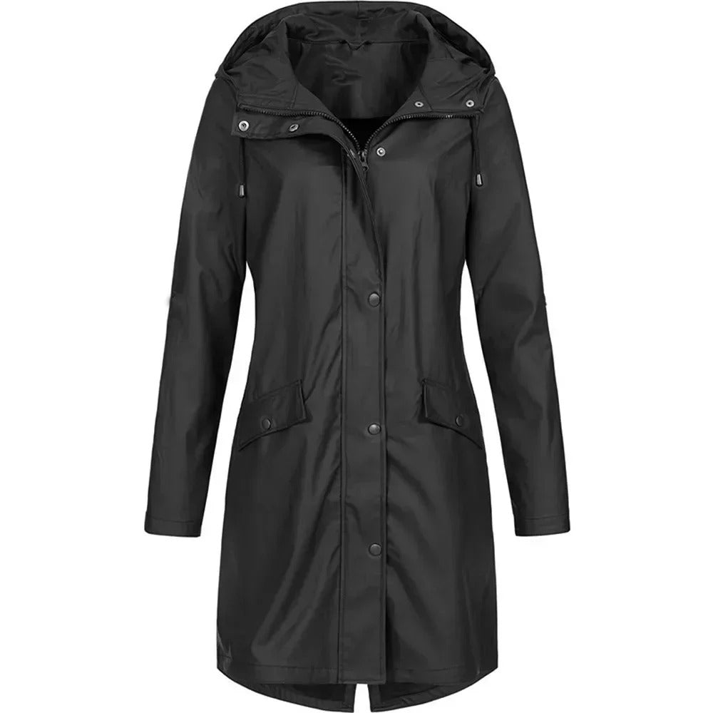 Windbreaker Trench Coat for kvinner